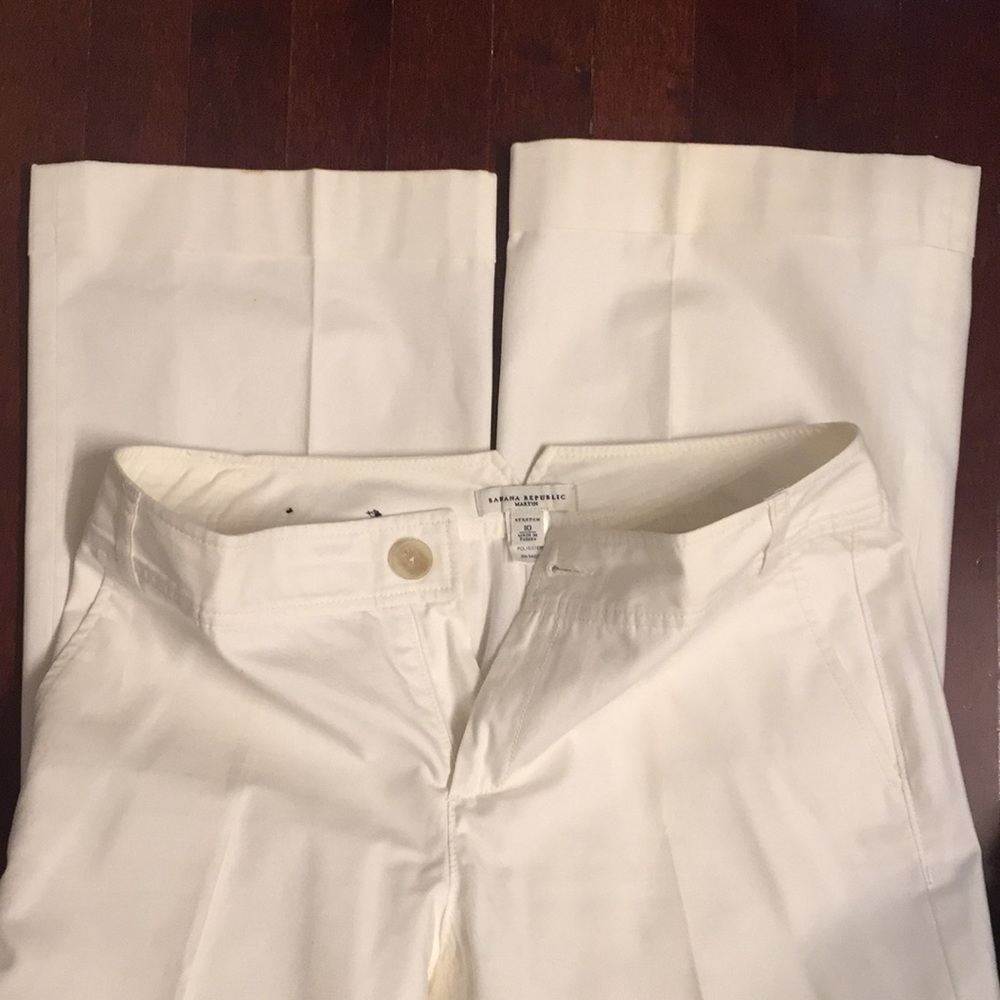 Banana Republic white pant